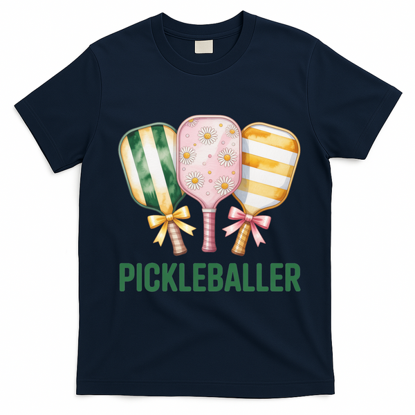 Pickleballer T-Shirt - Navy Blue