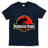 Purrasic Park T-Shirt - Navy Blue