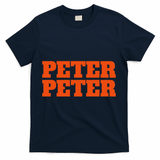 Peter Peter Pumpkin Eater Halloween Couples Costume T-Shirt - Navy