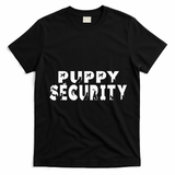 Puppy Security Adult Dog Catcher Costume Dalmatian Halloween T-Shirt - Black