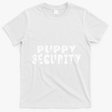 Puppy Security Adult Dog Catcher Costume Dalmatian Halloween T-Shirt - White