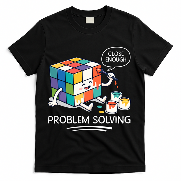 Problem Solving Close Enough T-Shirt - Black