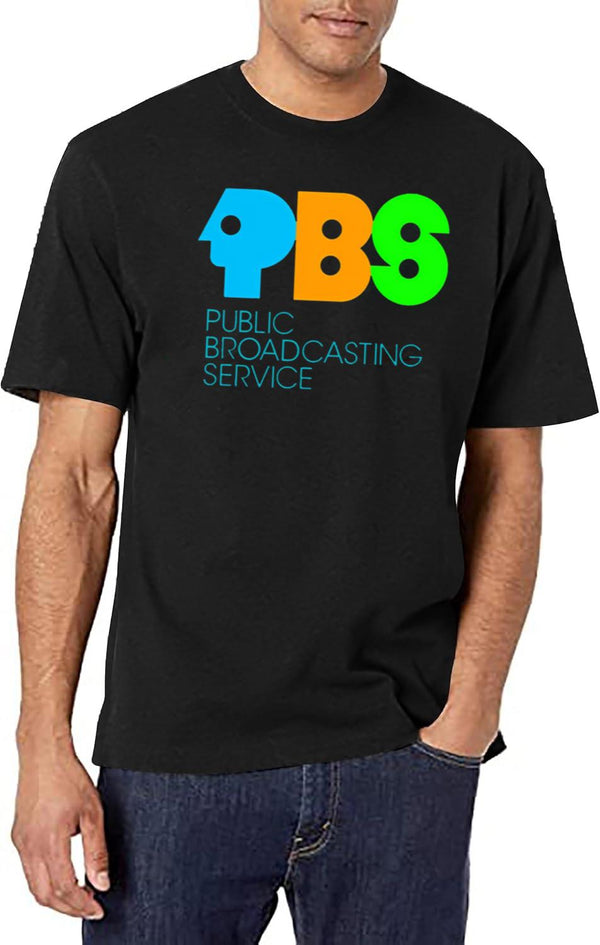 Pbs Vintage Essential Black T-Shirt - White