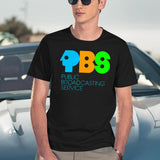 Pbs Vintage Essential Black T-Shirt - Navy