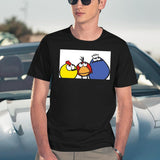 Peep and The Big Wide World Black T-Shirt - Navy