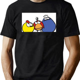 Peep and The Big Wide World Black T-Shirt - Green