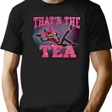 Popomu Alastor - That's The Tea - Hazbin Hotel Essential Black T-Shirt - Black
