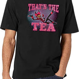 Popomu Alastor - That's The Tea - Hazbin Hotel Essential Black T-Shirt - White