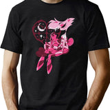 Popomu Angel Dust and Fat Nugget Valentines Night - Hazbin Hotel Essential Black T-Shirt - Green