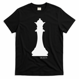 Queen Chess Piece Halloween Costume Chess Club T-Shirt - Black