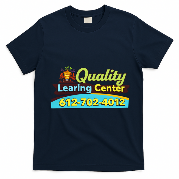 Quality Learing Center Funny Republican Humor T-Shirt - Navy Blue
