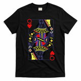 Queen Of Hearts Deck Of Cards Playing Cards Halloween Poker T-Shirt - Black