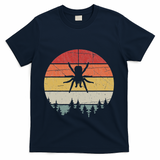 Retro Arachnid Tarantula Spider T-Shirt - Navy