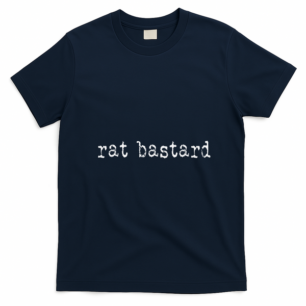 Rat Bastard T-Shirt - Navy Blue