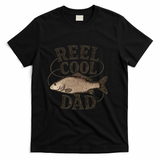 Reel Cool Dad - Perfect Gift for Father's Day T-Shirt - Black