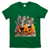 Retro Floral Spooky Season T-Shirt - Irish Green