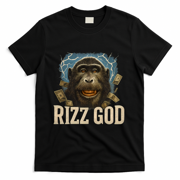 Rizz God T-Shirt - Black
