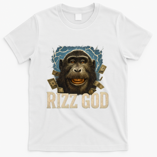 Rizz God T-Shirt - White