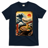 Ramen Great Wave T-Shirt - Navy Blue