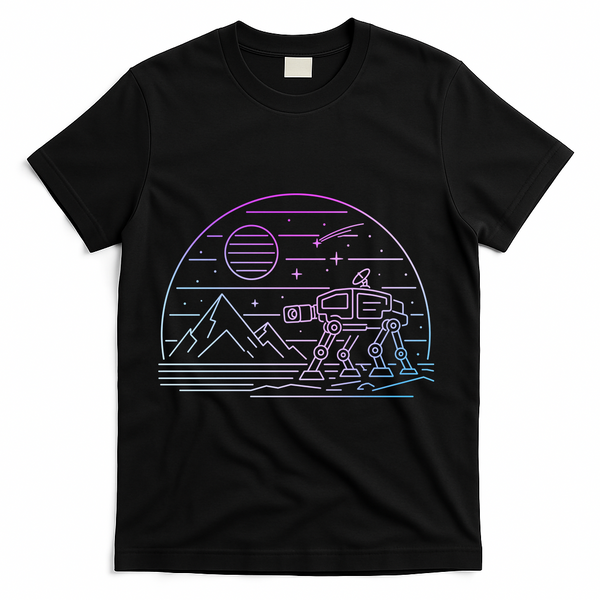 Retro Hoth T-Shirt - Black