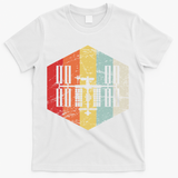 Retro International Space Station T-Shirt - White