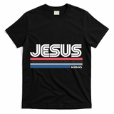 Retro Jesus King T-Shirt - Black