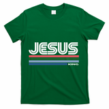 Retro Jesus King T-Shirt - Green