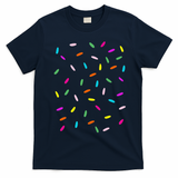 Rainbow Sprinkles Ice Cream Costume Halloween T-Shirt - Navy Blue