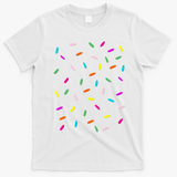 Rainbow Sprinkles Ice Cream Costume Halloween T-Shirt - White