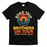 Road Trip Brothers On Tour 2026 Vacation T-Shirt - Black