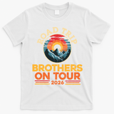 Road Trip Brothers On Tour 2026 Vacation T-Shirt - White