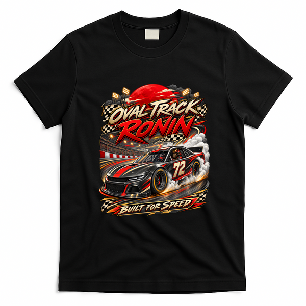 Race TRACK RONIN – BUILT FOR SPEED T-Shirt - Black