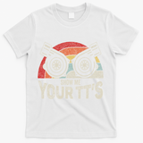 Retro Vintage Show Me Your Tt's Twin Turbo Car Racing T-Shirt - White