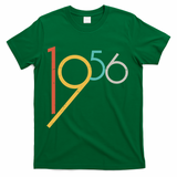 Retro Vintage Style 1956 70th Birthday T-Shirt - Green
