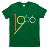 Retro Vintage Style 1966 60th Birthday T-Shirt - Irish Green