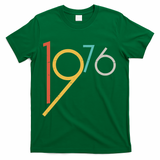 Retro Vintage Style 1976 50th Birthday T-Shirt - Green