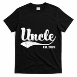 Retro Varsity Uncle EST 2026  T-Shirt - Black