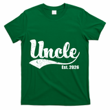 Retro Varsity Uncle EST 2026  T-Shirt - Green