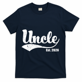 Retro Varsity Uncle EST 2026  T-Shirt - Navy