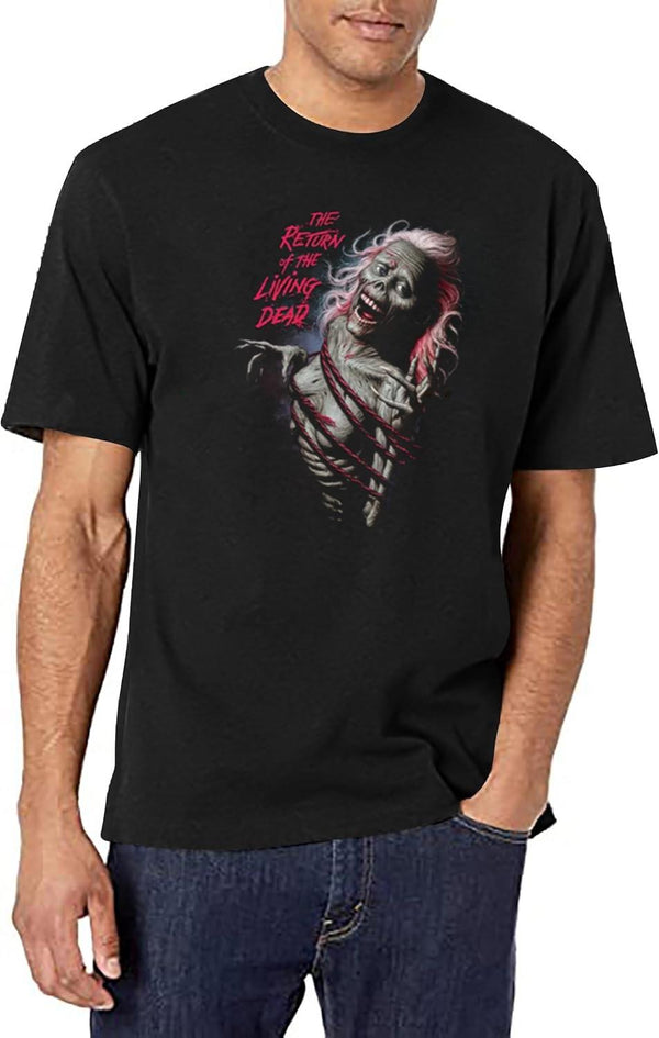 Return of The Living Dead Feel Myself Rotting Black T-Shirt - White