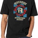 Riverside International Raceway 1957 Black T-Shirt - White