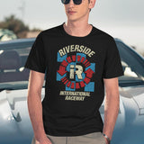 Riverside International Raceway 1957 Black T-Shirt - Navy