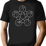 Rock Paper Scissors Lizard Spock Black T-Shirt - Black