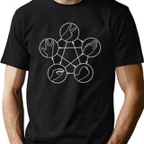 Rock Paper Scissors Lizard Spock Black T-Shirt - Green