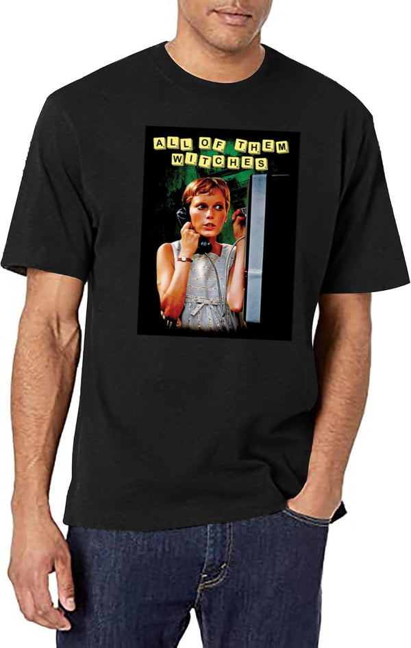 Rosemarys Baby All of Them Witches Classic Black T-Shirt - White