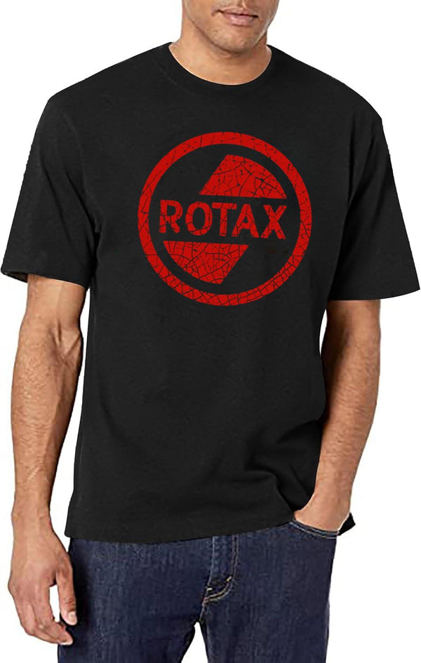 Rotax Motors 75 Classic Black T-Shirt - White