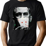 Rounders Movie Classic Movie Poker T-Shirt Pocket Aces Black T-Shirt - Green