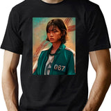SAE-Byeok Black T-Shirt - Green