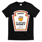 Sweet All Natural Honey Condiment Group Costume T-Shirt - Black