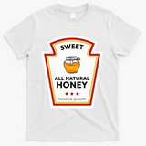 Sweet All Natural Honey Condiment Group Costume T-Shirt - White